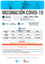 Campaña vacunación COVID Años 1965, 1966, 1967