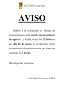 AVISO: Corte de agua 26 mayo