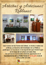 Exposición de artistas y artesanos roblanos