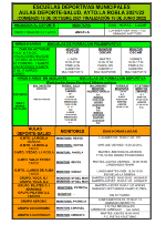 Horarios Escuelas Deportivas 2021-2022